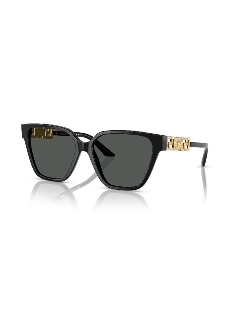 New Versace Women's Sunglasses Black Butterfly Grey Lens Acetate Frame VE4471B